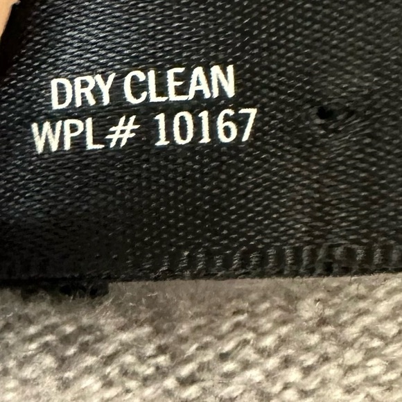 Aqua Cashmere Heather Gray Taupe Crew Neck 💯 Cashmere Sweater lace up side sz L - Picture 10 of 10